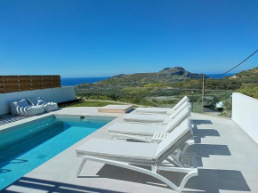 Villa Oneiro, with sea and countryside view